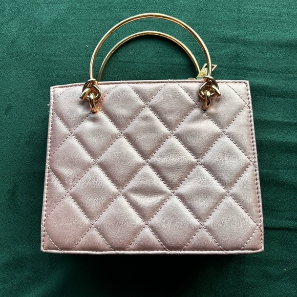 Pink Quilted mini Handbag by Badgley Mischka - Picture 3 of 14
